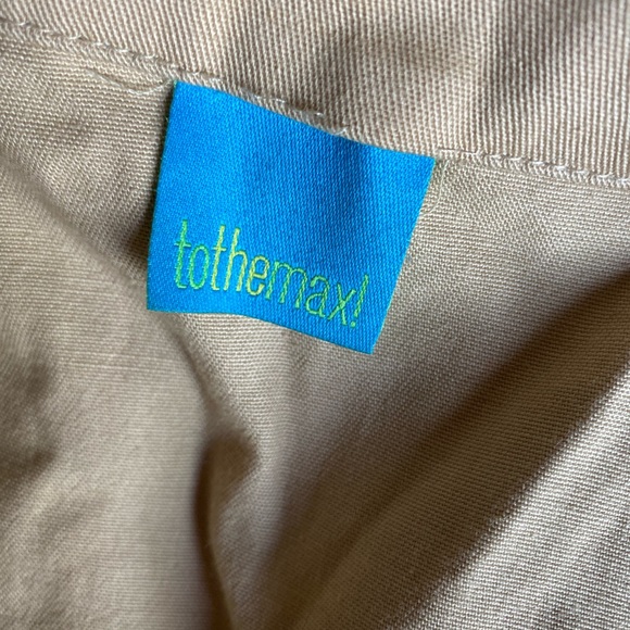 Vintage | Khaki Button Down Collared Mini Dress - Picture 13 of 13